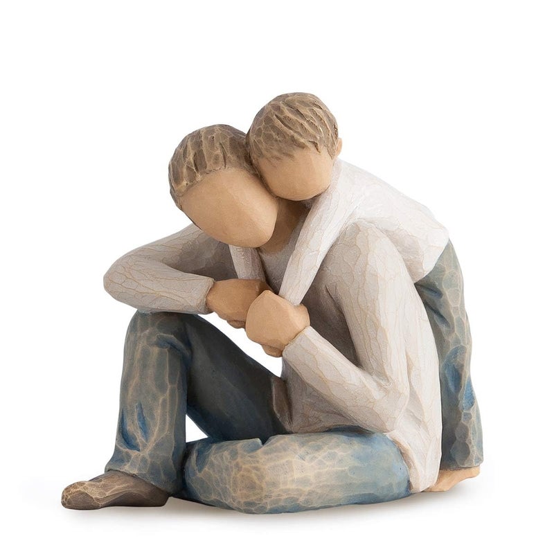 Willow Tree That's My Dad, My Favorite time is time with You, Shows Loving and Playful Relationship Between Father and Son, or Grandfather and Grandson or Brothers, Sculpted Hand-Painted Figure - Image 1